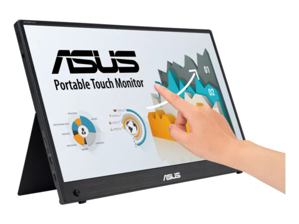 ASUS ZenScreen MB16AMTR Monitor PC 39,6 cm (15.6") 1920 x 1080 Pixel Full HD LCD Touch screen Nero
