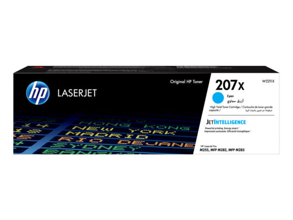 HP Cartuccia toner ciano originale LaserJet 207X ad alta capacità