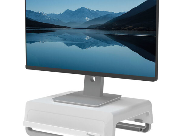 Fellowes 100016561 Supporti a parete per TV Scrivania Grigio, Bianco
