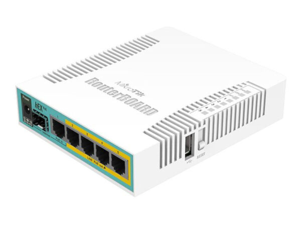 Mikrotik hEX PoE router cablato Bianco