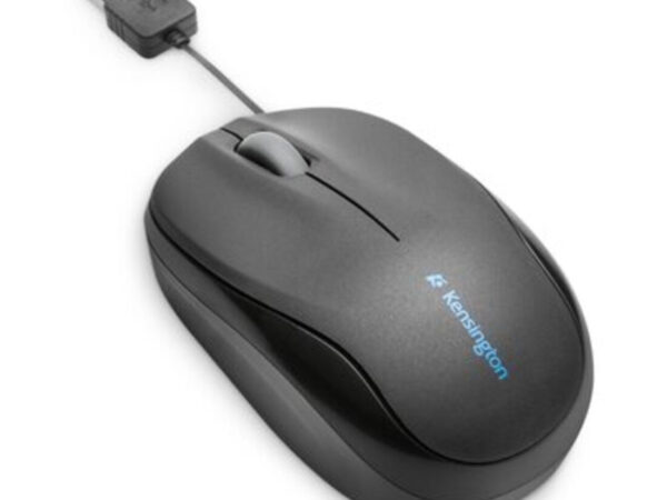 Kensington Mouse Pro Fit portatile con cavo riavvolgibile