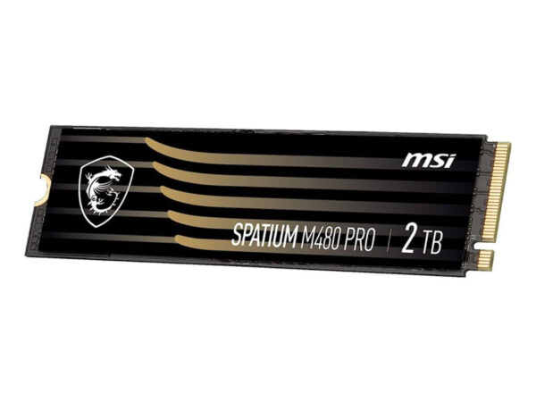 MSI Spatium M480 PRO PCIE 4.0 NVME M.2 2TB drives allo stato solido PCI Express 4.0 3D NAND