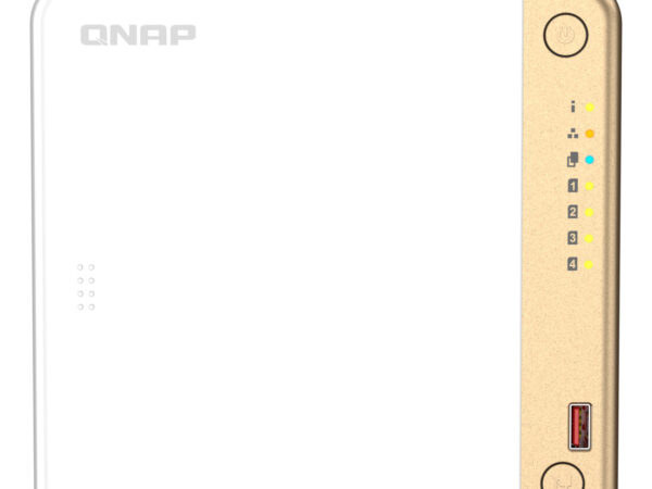QNAP TS-462-2G server NAS e di archiviazione Tower Intel Celeron N4505 2 GB DDR4 0 TB QNAP QTS Bianco