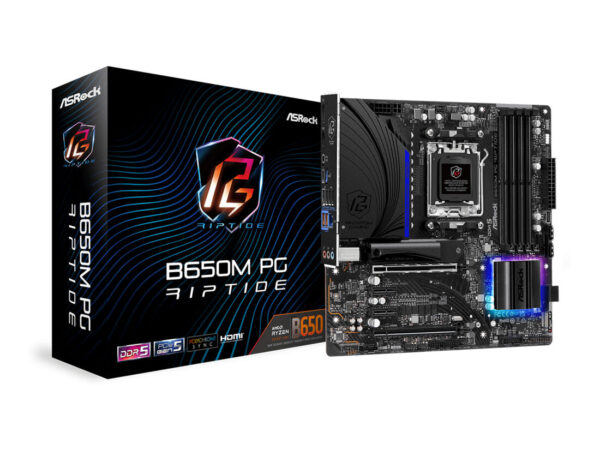 Asrock B650M PG Riptide AMD B650 Socket AM5 micro ATX