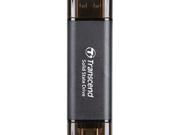 Transcend ESD310C Tecnologia Thunderbolt 256 GB Da USB tipo A a USB tipo C USB 3.2 Gen 2x2 Nero