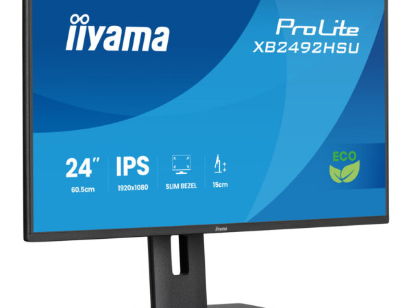 iiyama ProLite XB2492HSU-B1 Monitor PC 61 cm (24") 1080 x 1920 Pixel Quad HD LED Nero