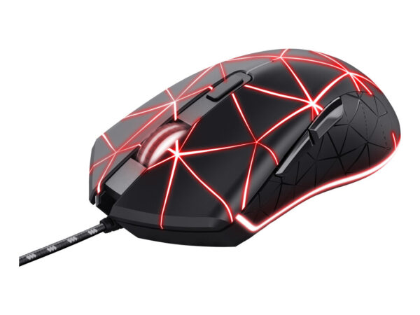 Trust GXT 133 Locx mouse Gaming Mano destra USB tipo A Ottico 4000 DPI