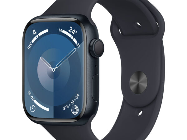 Apple Watch Series 9 GPS Cassa 45mm in Alluminio Mezzanotte con Cinturino Sport Mezzanotte - S/M