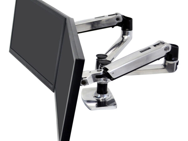 Ergotron LX Series 45-245-026 Supporti a parete per TV 68,6 cm (27") Scrivania Argento