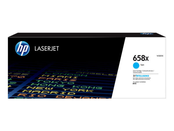 HP Cartuccia toner ciano originale LaserJet 658X ad alta capacità