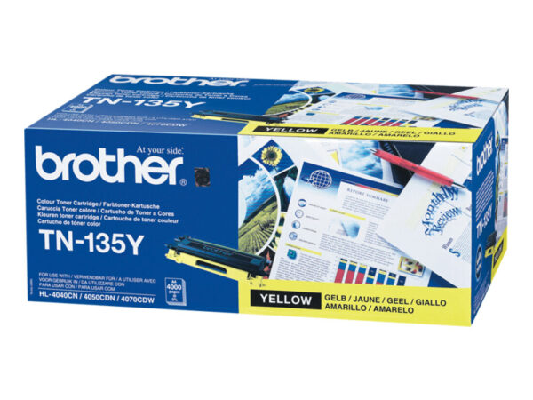 Brother TN-135Y cartuccia toner 1 pz Originale Giallo