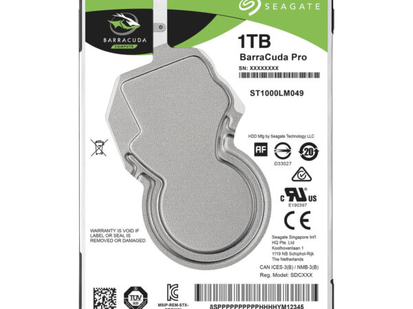 Seagate Barracuda Pro disco rigido interno 1 TB 7200 Giri/min 128 MB 2.5" Serial ATA III