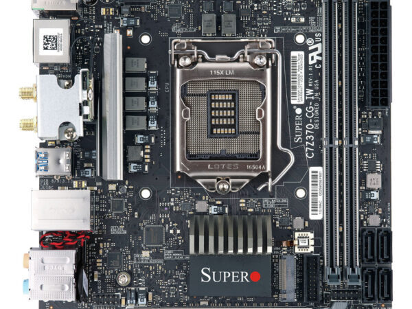 Supermicro C7Z370-CG-IW Intel Z370 Express LGA 1151 (Socket H4) mini ITX