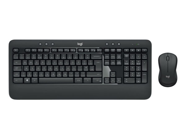 Logitech MK540 Advanced Combo Tastiera e Mouse Wireless per Windows, Ricevitore USB Unifying 2,4 GHz, Tasti di Scelta Rapida Multimediali, Durata Batteria di 3 Anni, per PC, Laptop