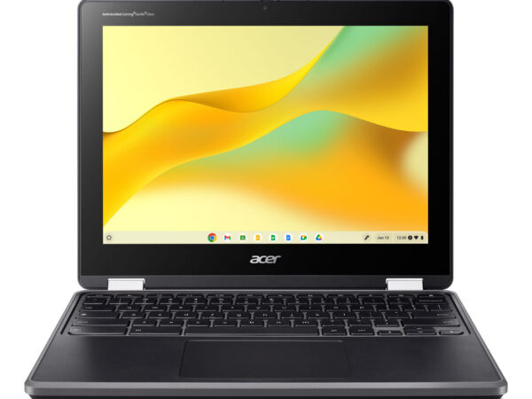 Acer Chromebook R856TNTCO-C8VU Intel N N100 30,5 cm (12") Touch screen HD+ 8 GB LPDDR5-SDRAM 128 GB eMMC Wi-Fi 6E (802.11ax) ChromeOS Nero