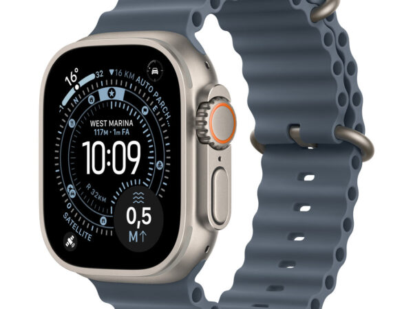 Apple Watch Ultra 3 GPS + Cellular 49mm Cassa Titanio with Anchor Blue Ocean Band