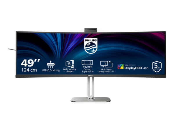 Philips 5000 series 49B2U5900CH/00 LED display 124 cm (48.8") 5120 x 1440 Pixel Dual QHD LCD Nero