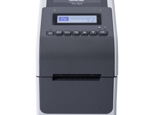 Brother TD-2350D203 stampante per etichette (CD) Termica diretta 203 x 203 DPI 152 mm/s Con cavo e senza cavo Collegamento ethernet LAN Wi-Fi Bluetooth