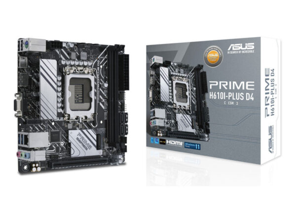 ASUS PRIME H610I-PLUS D4-CSM Intel H610 LGA 1700 mini ITX