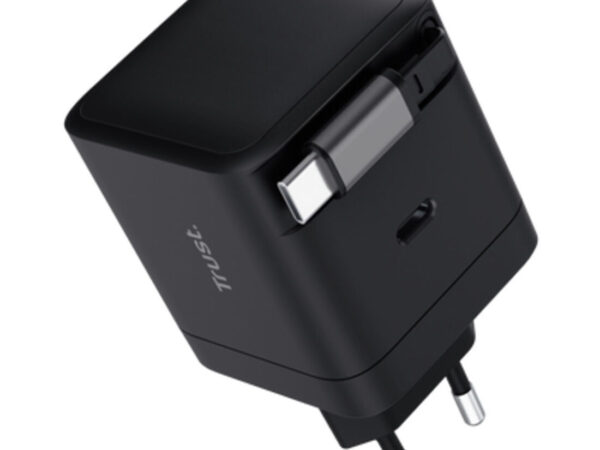 Trust Maxo Caricabatteria retrattile USB-C PD da 65 W