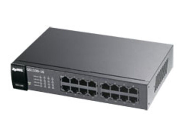 Zyxel GS1100-16 switch di rete Nero
