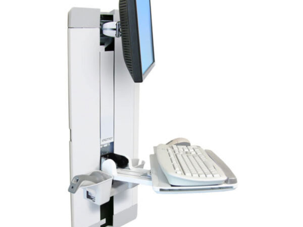 Ergotron StyleView Vertical Lift, Patient Room 61 cm (24") Parete Bianco