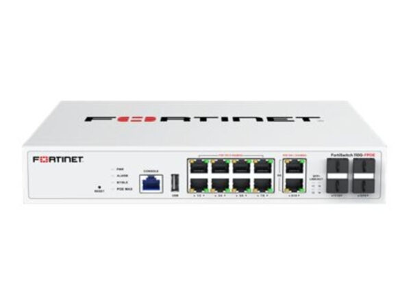 Fortinet FS-110G-FPOE switch di rete Gestito L2 10G Ethernet (100/1000/10000) Supporto Power over Ethernet (PoE)
