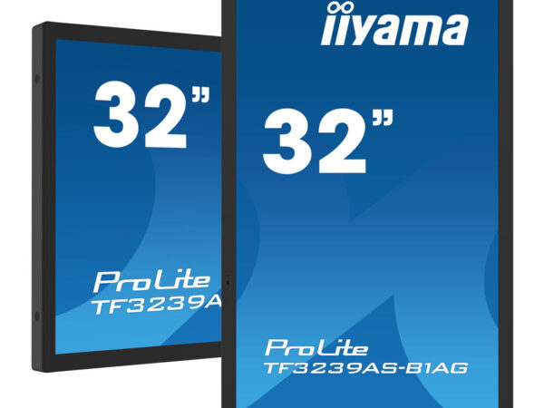 iiyama TF3239AS-B1AG visualizzatore di messaggi Pannello piatto per segnaletica digitale 80 cm (31.5") LED 500 cd/m² 2.4K Ultra HD Nero Touch screen Processore integrato Android 24/7