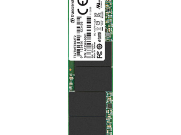 Transcend MTE662T2 256 GB M.2 PCI Express 3.0 NVMe 3D NAND