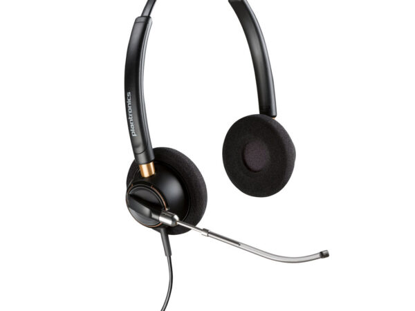Poly Cuffie EncorePro 520V binaurali VoiceTube + Quick Disconnect