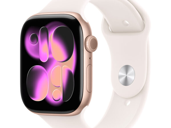 Apple Watch Series 11 GPS + Cellular 46mm Cassa Alluminio Oro Rosa con Band Rosa Fard - S/M