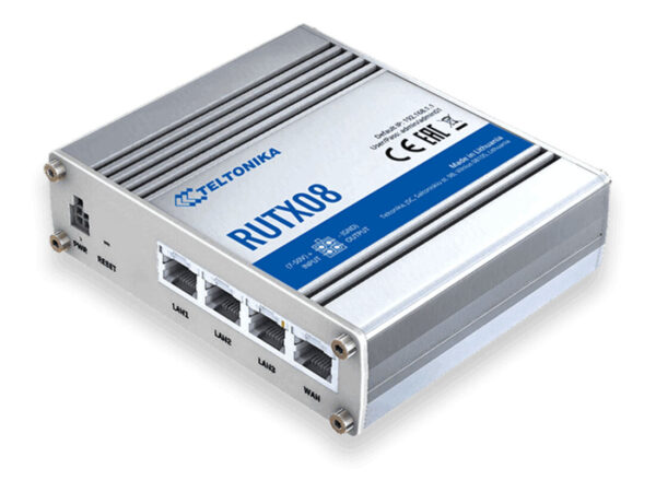 Teltonika RUTX08 router cablato Gigabit Ethernet Acciaio inossidabile