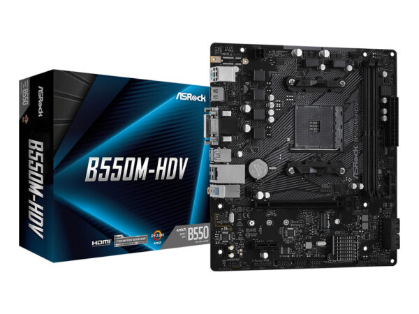 Asrock B550M-HDV AMD B550 Socket AM4 micro ATX