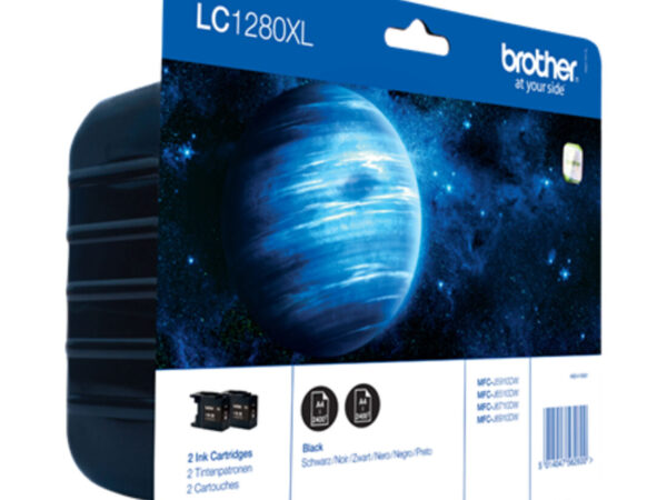 Brother LC-1280XLBKBP2 cartuccia d'inchiostro Originale Nero