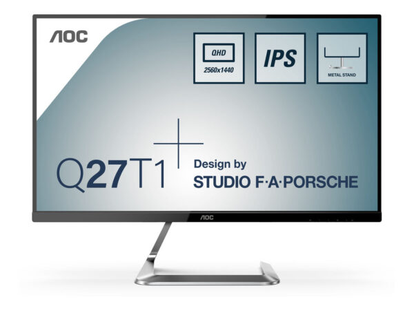 AOC Q27T1 Monitor PC 68,6 cm (27") 2560 x 1440 Pixel Quad HD LED Nero