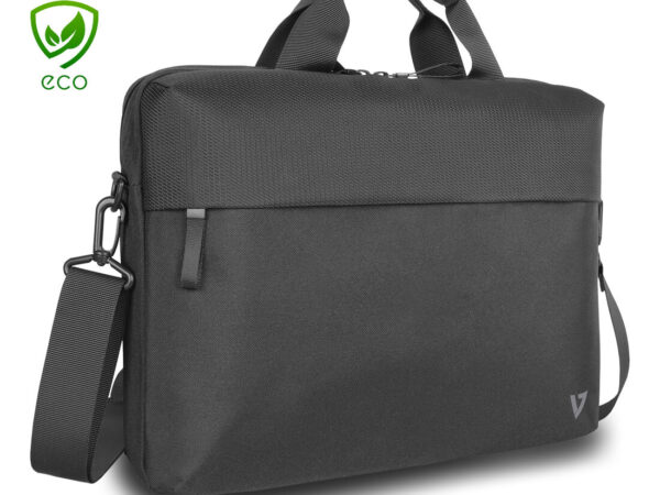 V7 CTP16-ECO2 borsa per laptop 39,6 cm (15.6") Valigetta ventiquattrore Nero
