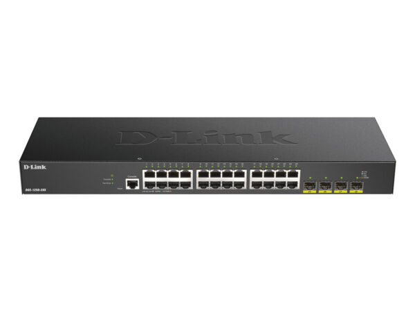 D-Link DGS-1250-28X Gestito L3 Gigabit Ethernet (10/100/1000) Nero