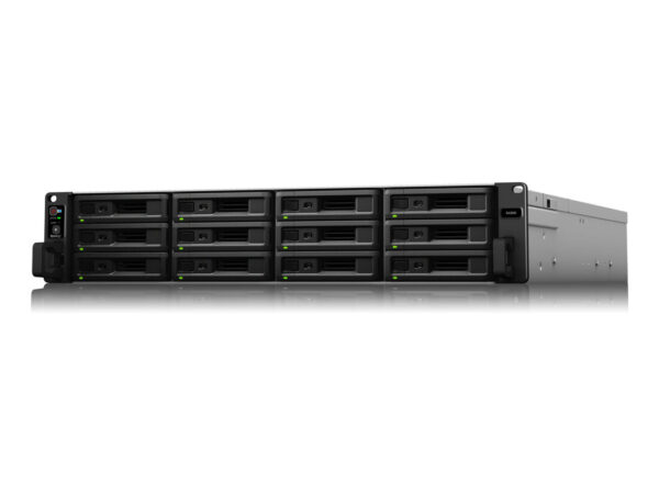 Synology RackStation SA3600 server NAS e di archiviazione Armadio (2U) Intel Xeon D D-1567 16 GB DDR4 HDD+SSD DiskStation Manager Nero, Grigio