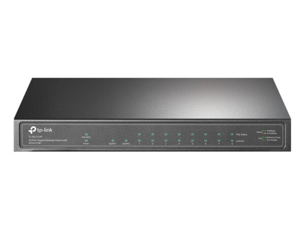TP-Link TL-SG1210P switch di rete Non gestito Gigabit Ethernet (10/100/1000) Supporto Power over Ethernet (PoE) Grigio