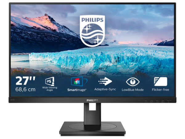 Philips S Line 272S1AE/00 LED display 68,6 cm (27") 1920 x 1080 Pixel Full HD LCD Nero