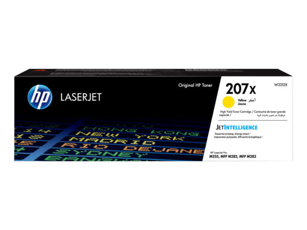 HP Cartuccia toner giallo originale LaserJet 207X ad alta capacità