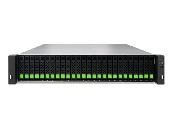 QSAN XN8026D NAS Armadio (2U) Collegamento ethernet LAN Nero, Metallico