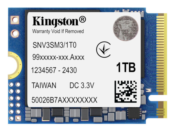 Kingston Technology 1000G NV3 M.2 2230 NVMe SSD