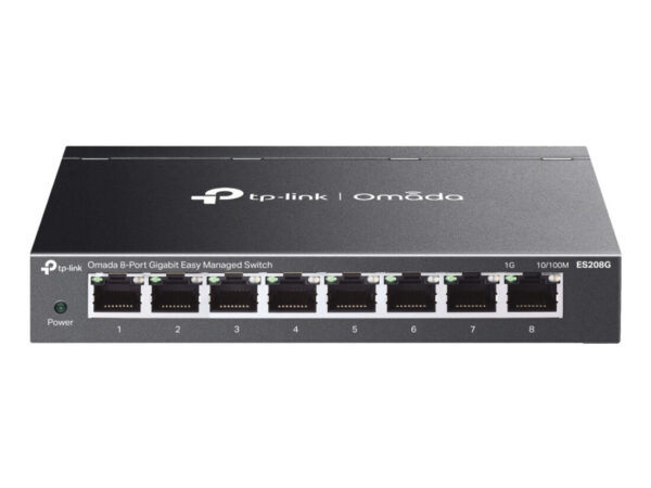 TP-Link Omada ES208G switch di rete Gestito L2 Gigabit Ethernet (10/100/1000) Nero