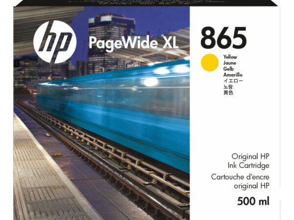 HP Cartuccia di inchiostro 865 PageWide XL giallo da 500 ml