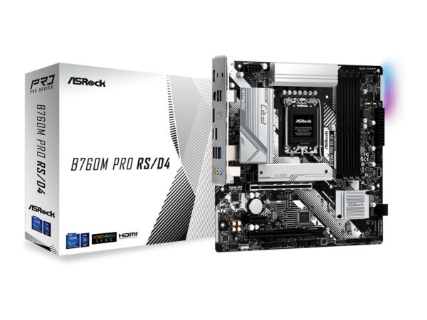 Asrock B760M PRO RS/D4 Intel B760 LGA 1700 micro ATX