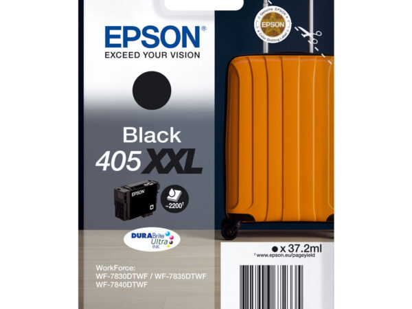 Epson Singlepack Black 405XXL DURABrite Ultra Ink