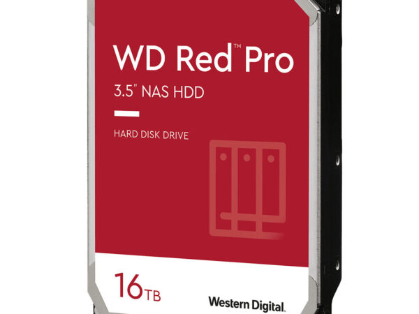 Western Digital Red Pro disco rigido interno 16 TB 7200 Giri/min 512 MB 3.5" SATA
