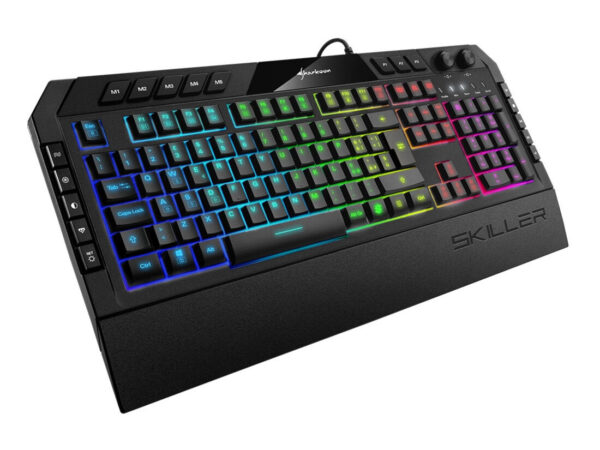 Sharkoon Skiller SGK5 tastiera Gaming USB Italiano Nero