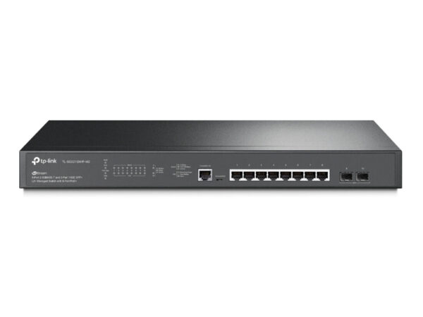 TP-Link JetStream TL-SG3210XHP-M2 switch di rete Gestito L2+ 2.5G Ethernet (100/1000/2500) Supporto Power over Ethernet (PoE) 1U Nero